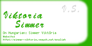 viktoria simmer business card