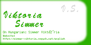 viktoria simmer business card